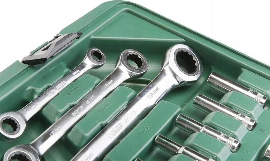 SATA Rinkinys KLUCZY 150el 1/4" 3/8" 1/2"WALIZKA