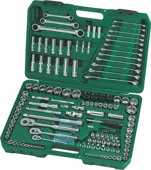 SATA Rinkinys KLUCZY 150el 1/4" 3/8" 1/2"WALIZKA