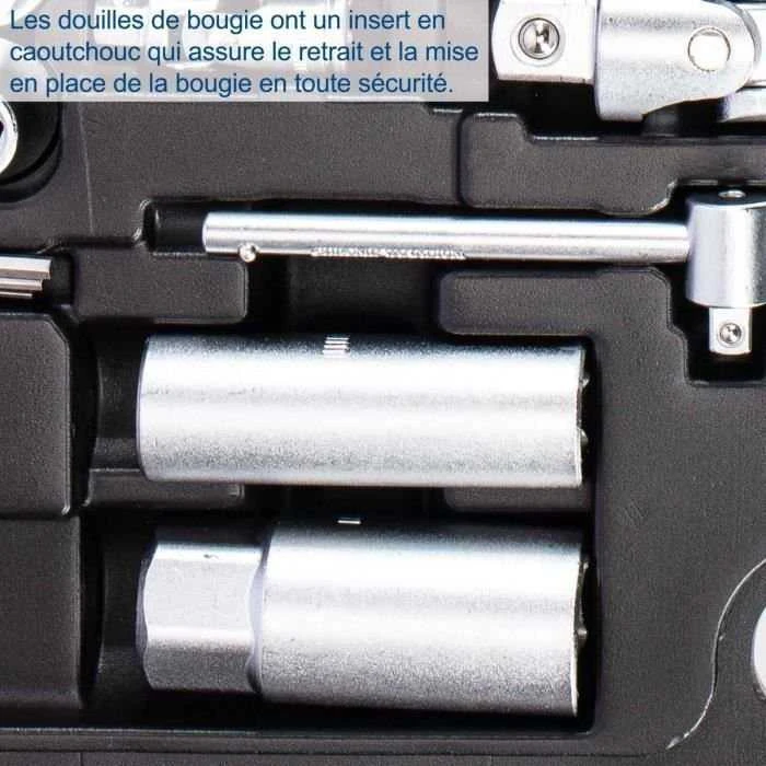 Rankinių įrankių rinkinys TB94 lagamine, 1/4"-1/2", 94 vnt., Scheppach