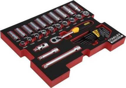 Įrankių komplektas Stanley FMHT0-74296; 3/8''; 38 vnt.
