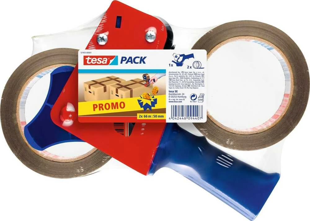 Įrankių rinkinys Tesa Tesa Tesapack Abroller Promo inkl. 2 Packb. braun 66m x 50mm