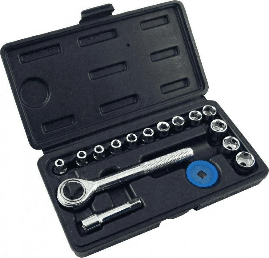VOREL Rinkinys raktų rinkinys, 16 vnt., 1/4" / 4-13mm, 58160