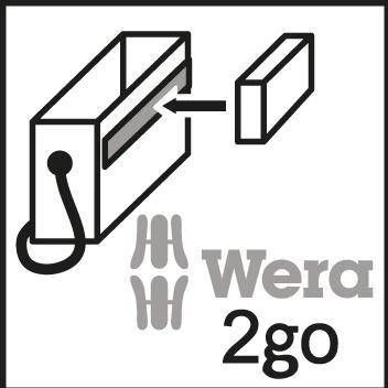 Terkšlės, galvų ir priedų rinkinys 1000V Wera VDE Zyklop, 3/8" tvirtinimas