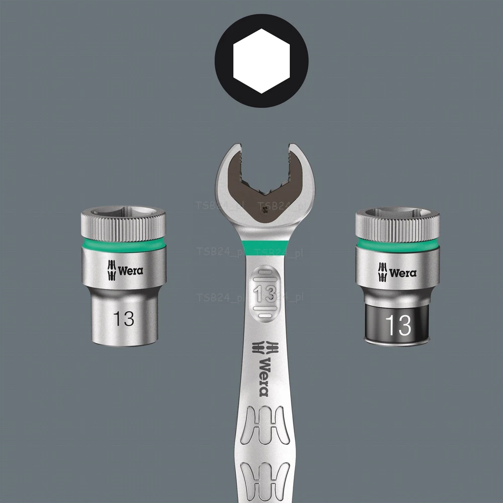Wera 6003 Joker 4, kombinuotų raktų rinkinys, 4 vnt 8-13mm