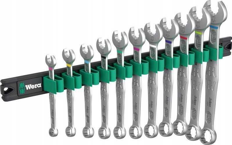Įrankių rinkinys Wera Wera 9640 magnetic strip 6003 Joker 1, 11 pieces, wrench (combination wrench set)