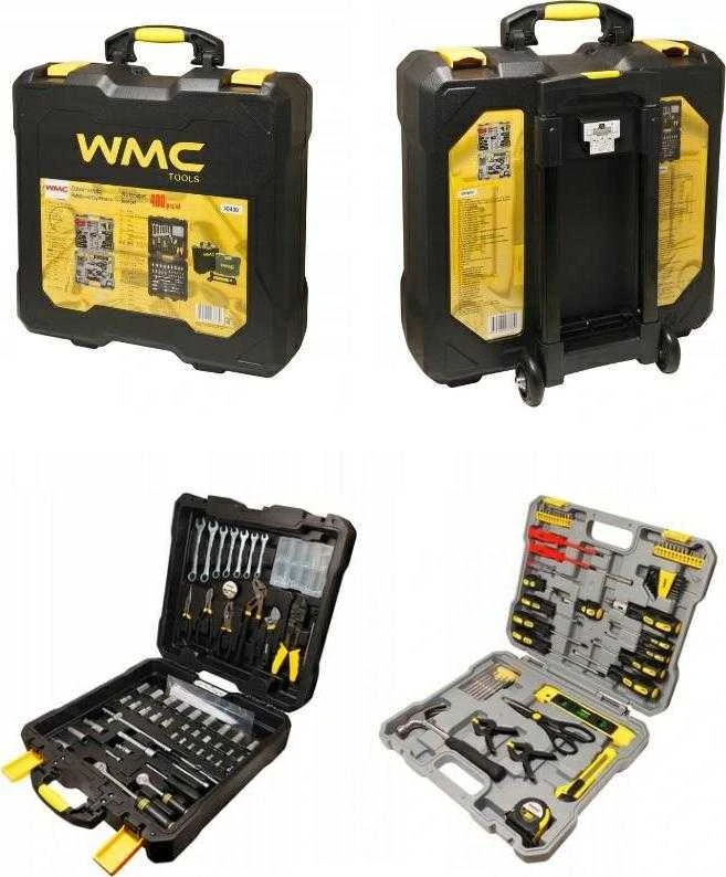 Rockforce Wmc RAKTŲ RINKINYS 400el./ DĖKLAS SU RATAIS / WMC
