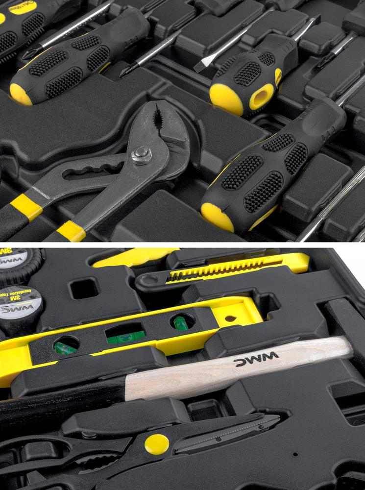 Wmc_Tools Įrankių komplektas su lagaminu WMC TOOLS 186 vnt