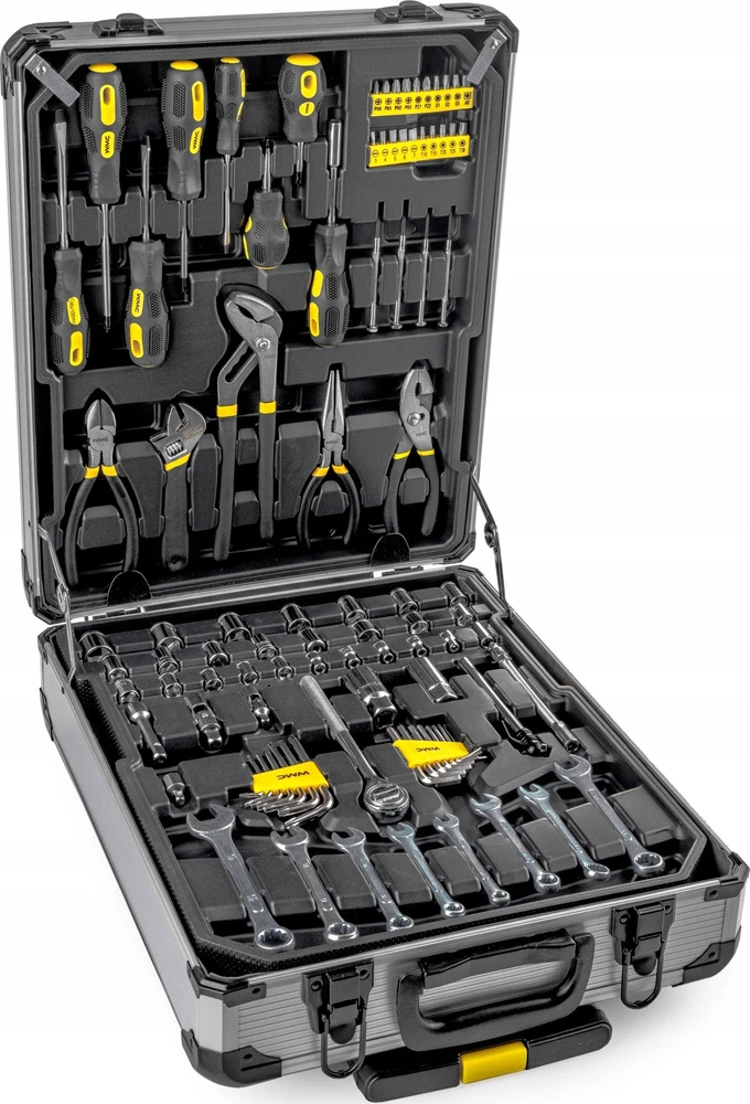 Wmc_Tools Įrankių komplektas su lagaminu WMC TOOLS 186 vnt