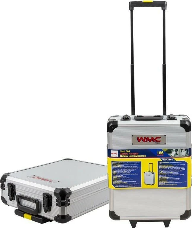 Wmc_Tools Įrankių komplektas su lagaminu WMC TOOLS 186 vnt