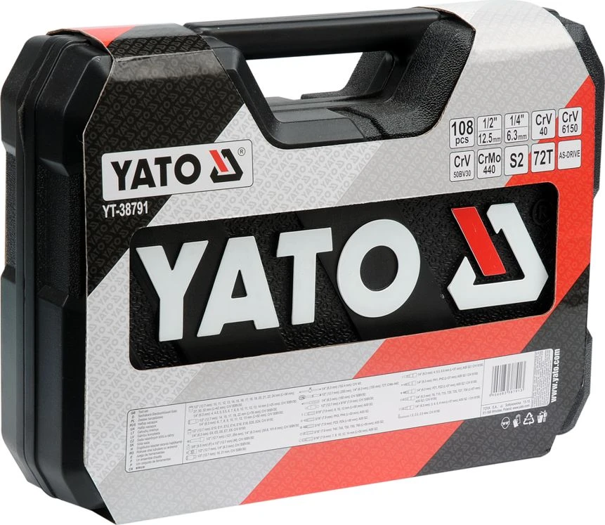 Įrankių rinkinys Yato 108 vnt. (YT-38791)