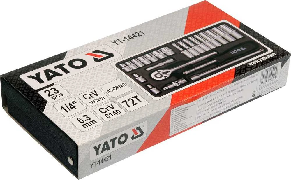 YATO Rinkinys KLUCZY 1/4" 23 vnt. 14421