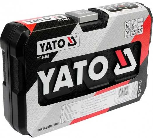 YATO Rinkinys KLUCZY 1/4" 23 vnt. 14451