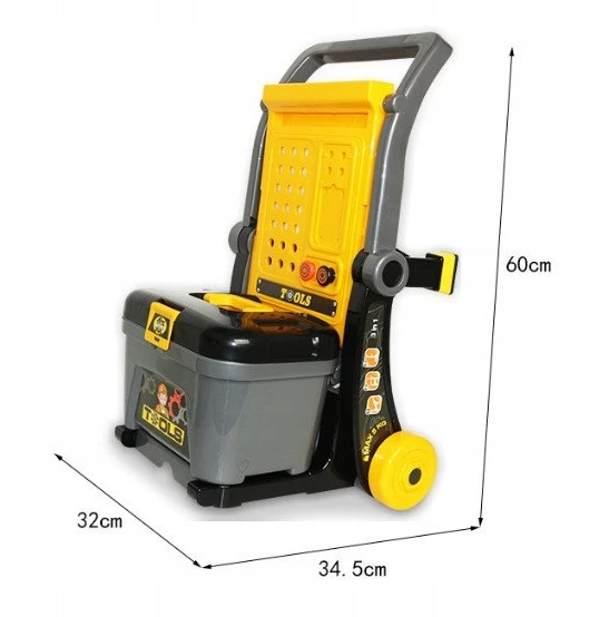 Įrankių vežimėlis Beta Tools Rinkinys narzÄdzi szaro-Å¼Ã³Åty stolik/wÃ³zek