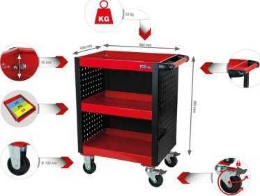 Įrankių vežimėlis KS Tools ECOline* Workshop Service Trolley