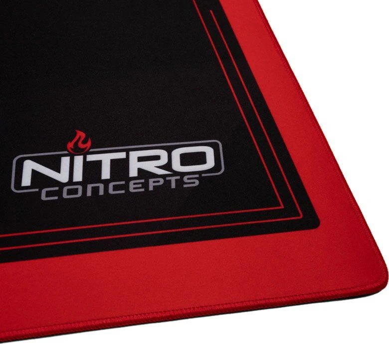 Nitro Concepts DM16 pelės kilimėlis (juoda/raudona) | 1600x800x3mm