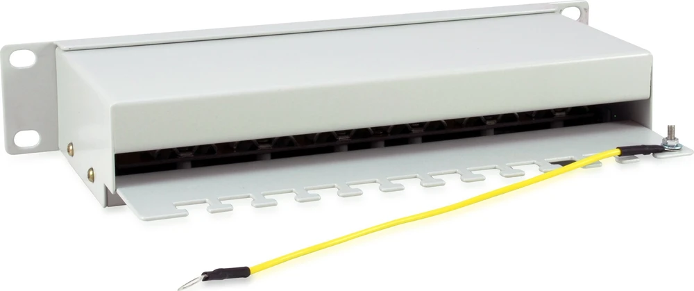 Įrengti Equip Patchpanel 12x RJ45 Cat6 10" FTP 1HE ISO/IEC hellgrau
