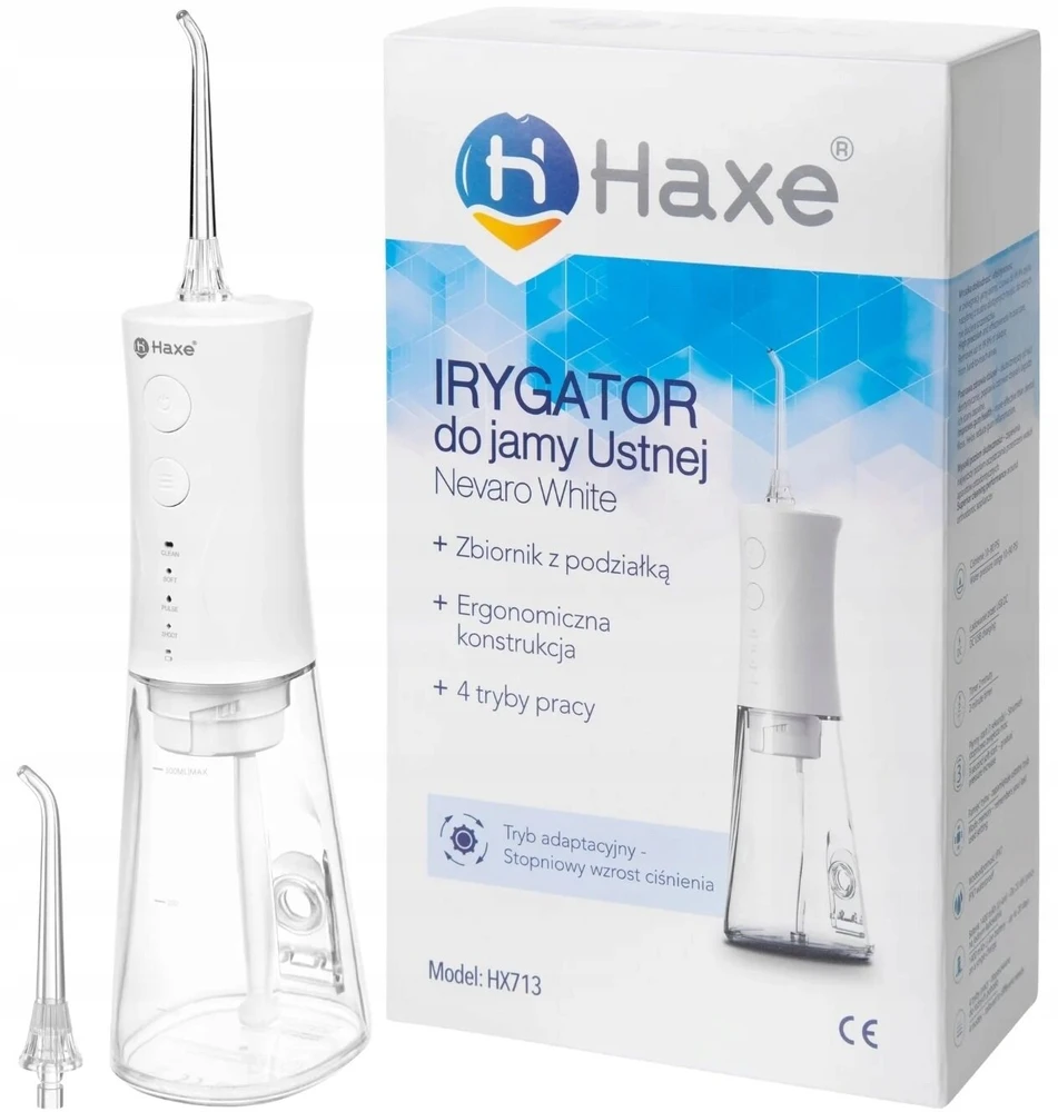 Irigatorius Haxe Nešiojamas Nevaro baltas (HX 713) (HAXE-IR-001-16)