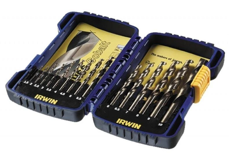 Grąžtas Stanley Grąžtų rinkinys HSS Cobalt 1-10 mm 19 vnt