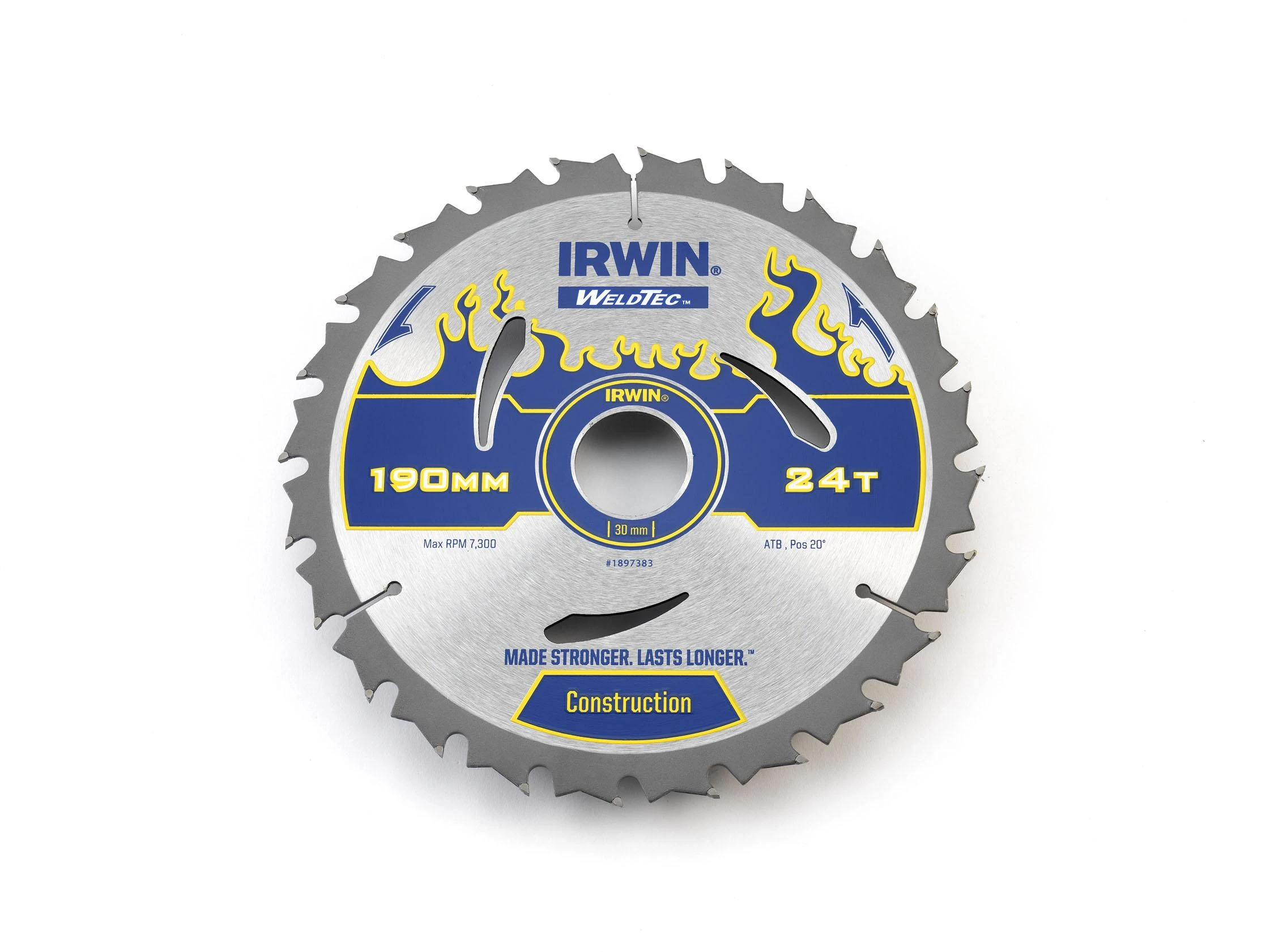 Pjovimo diskas medienai Irwin; 190x2,4x30,0 mm; Z24