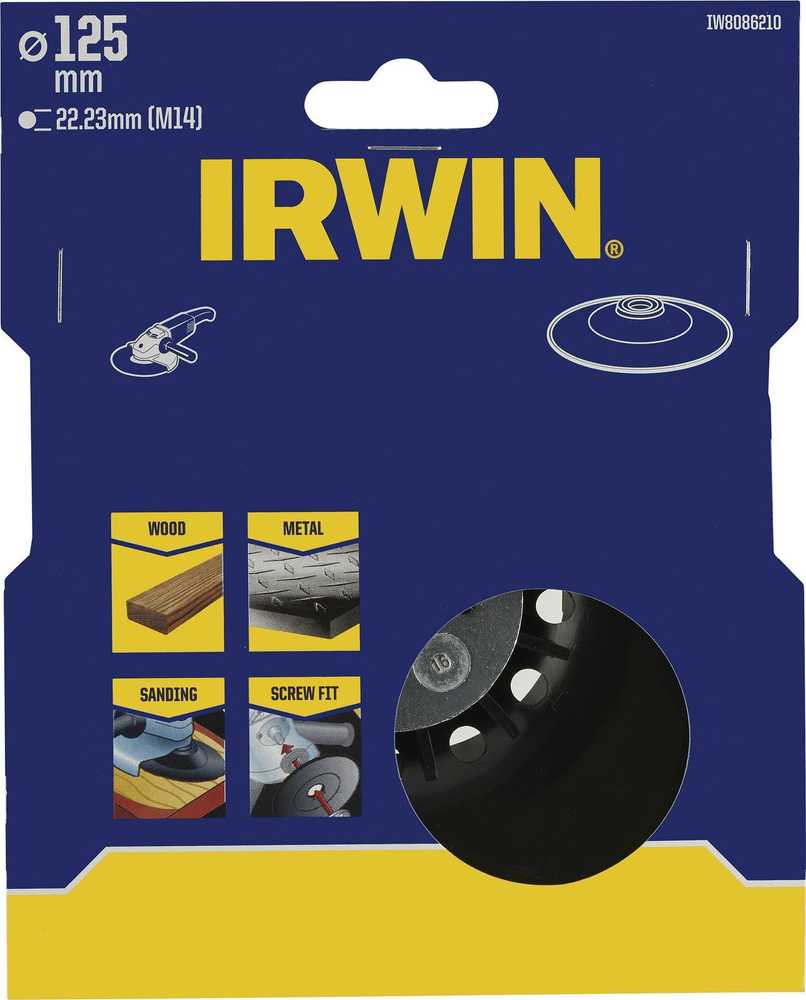 IRWIN DYSK KAMPINIS RZEP 125mm /M14 NYLONOWY
