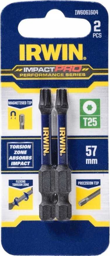 IRWIN SMŪGINIS ANTGALIS T25 x 57mm/2vnt.