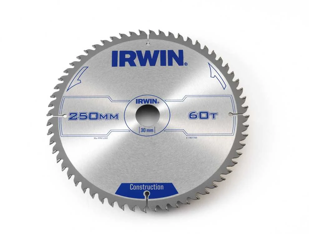 Pjovimo diskas medienai Irwin; 250x3x30,0 mm; Z60