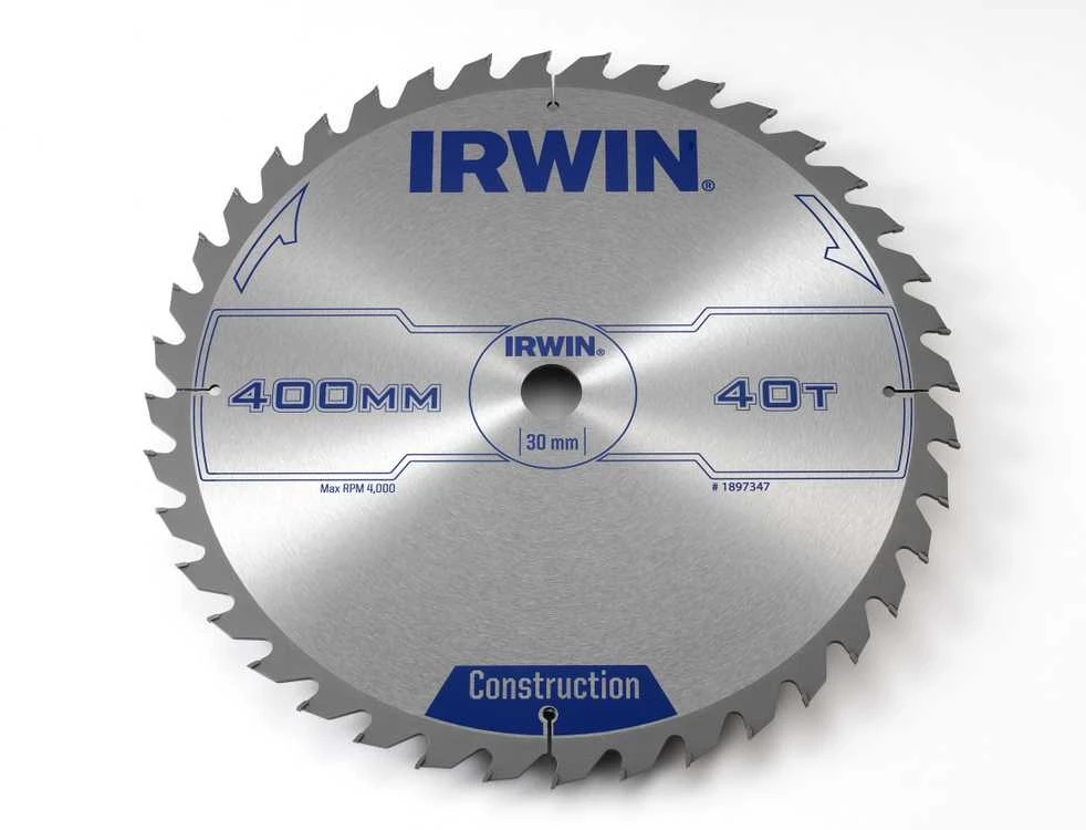 Irwin Irvinas Pjovas. diskas 400x30x40T 3,8 mm ATB