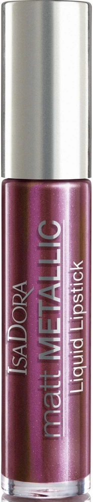 IsaDora Matt Metallic skysti lūpų dažai 83 Burgundijos įkandimas, 7 ml