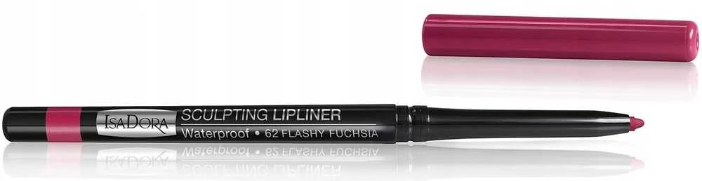 IsaDora Sculpting Atsparus vandeniui ištraukiamas lūpų pieštukas 62 Flashy Fuchsia 0.3 g