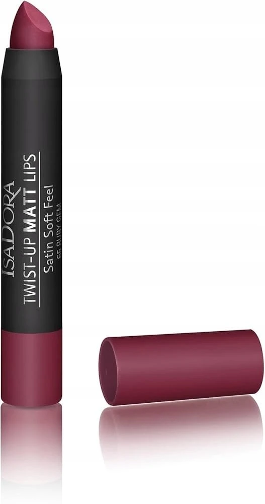 IsaDora Twist-Up Sculpting Kreminis lūpų dažai, 65 Ruby Gem, 3.3 g