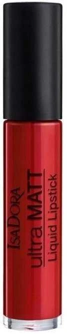 IsaDora Ultra Matt Liquid Lipstick 20 Raudona Romance, 7 ml