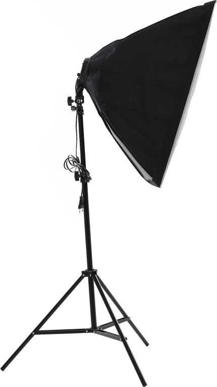 IShoot SOFTBOX 40x40 cm + LEMPUTĖS / LEMPOS E27 dėklas