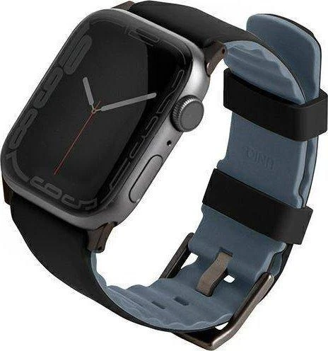 Uniq Išmaniojo laikrodžio Apple 4/5/6/7/8/SE dirželis, Juodos spalvos, 38/40/41mm