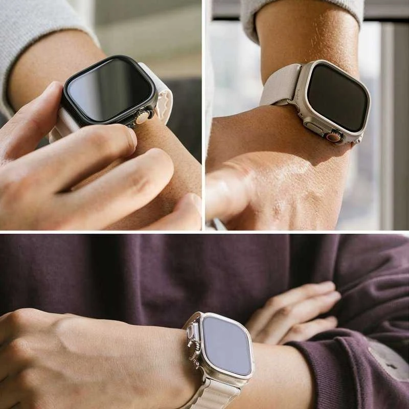 Ringke Išmaniojo laikrodžio Apple ekrano rėmelis, Pilkos spalvos, 49mm