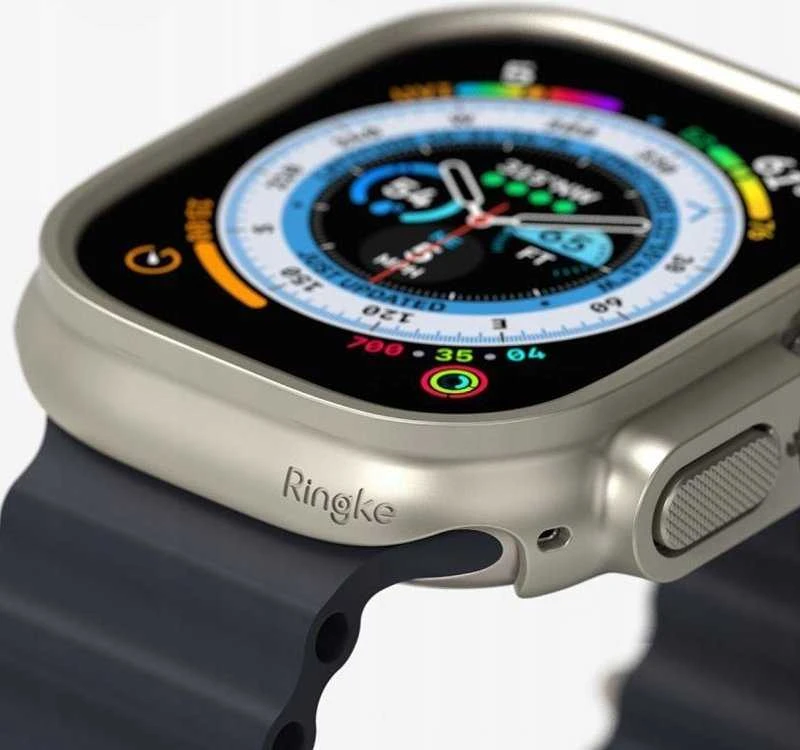Ringke Išmaniojo laikrodžio Apple ekrano rėmelis, Pilkos spalvos, 49mm