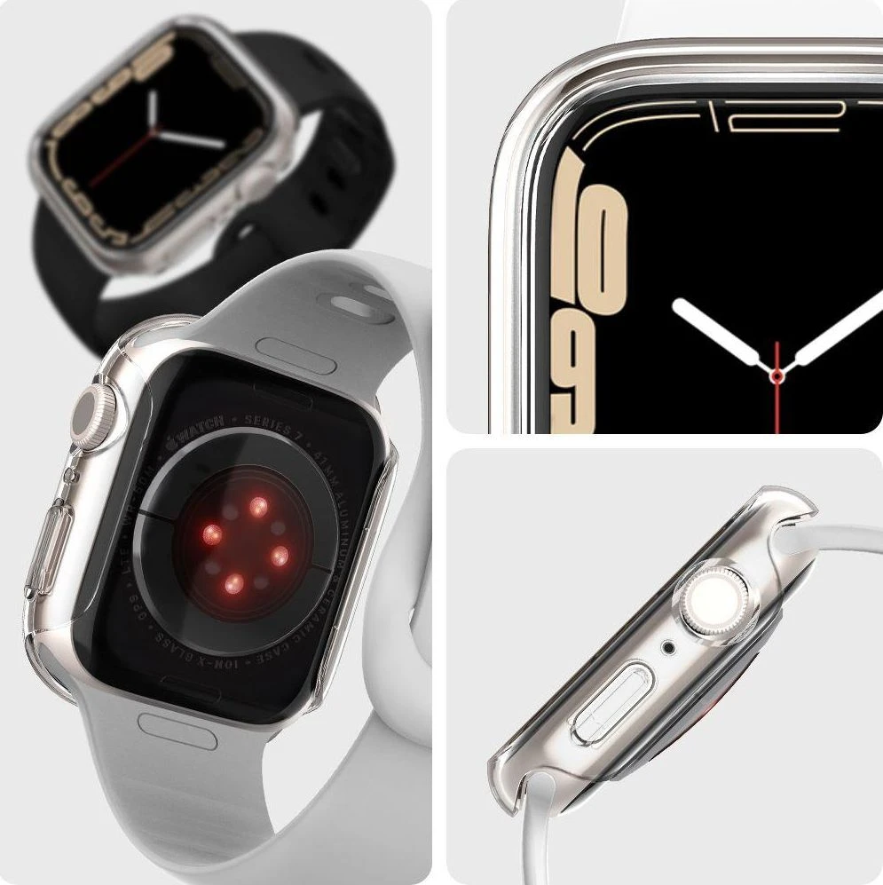 Spigen Išmaniojo laikrodžio Apple Watch 7 ekrano rėmelis, 41mm