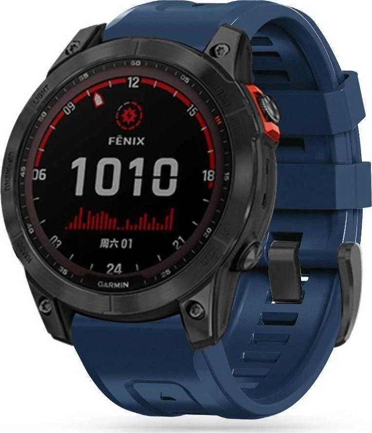 Išmaniojo laikrodžio Garmin Fenix 5/6/6 Pro/7 dirželis, 22 mm, Mėlynos spalvos