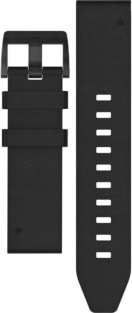 Išmaniojo laikrodžio Garmin greitai atsegamas odinis dirželis, Juodos spalvos, 22mm