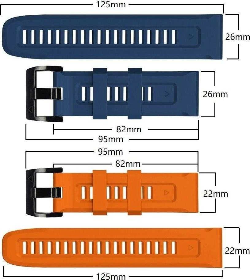 Tech Protect Išmaniojo laikrodžio Samsung Galaxy dirželis, Oranžinės spalvos