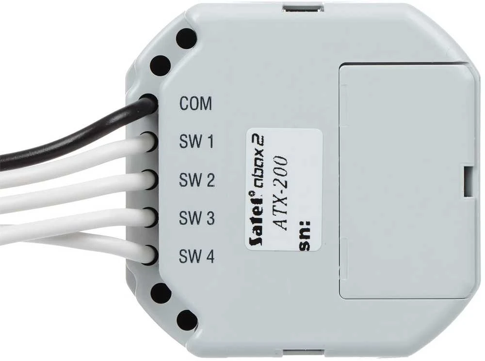 Satel ATX-200 (Smart Switch Controller) Belaidis jungiklių valdymo modulis, skirtas potinkiniams jungikliams.