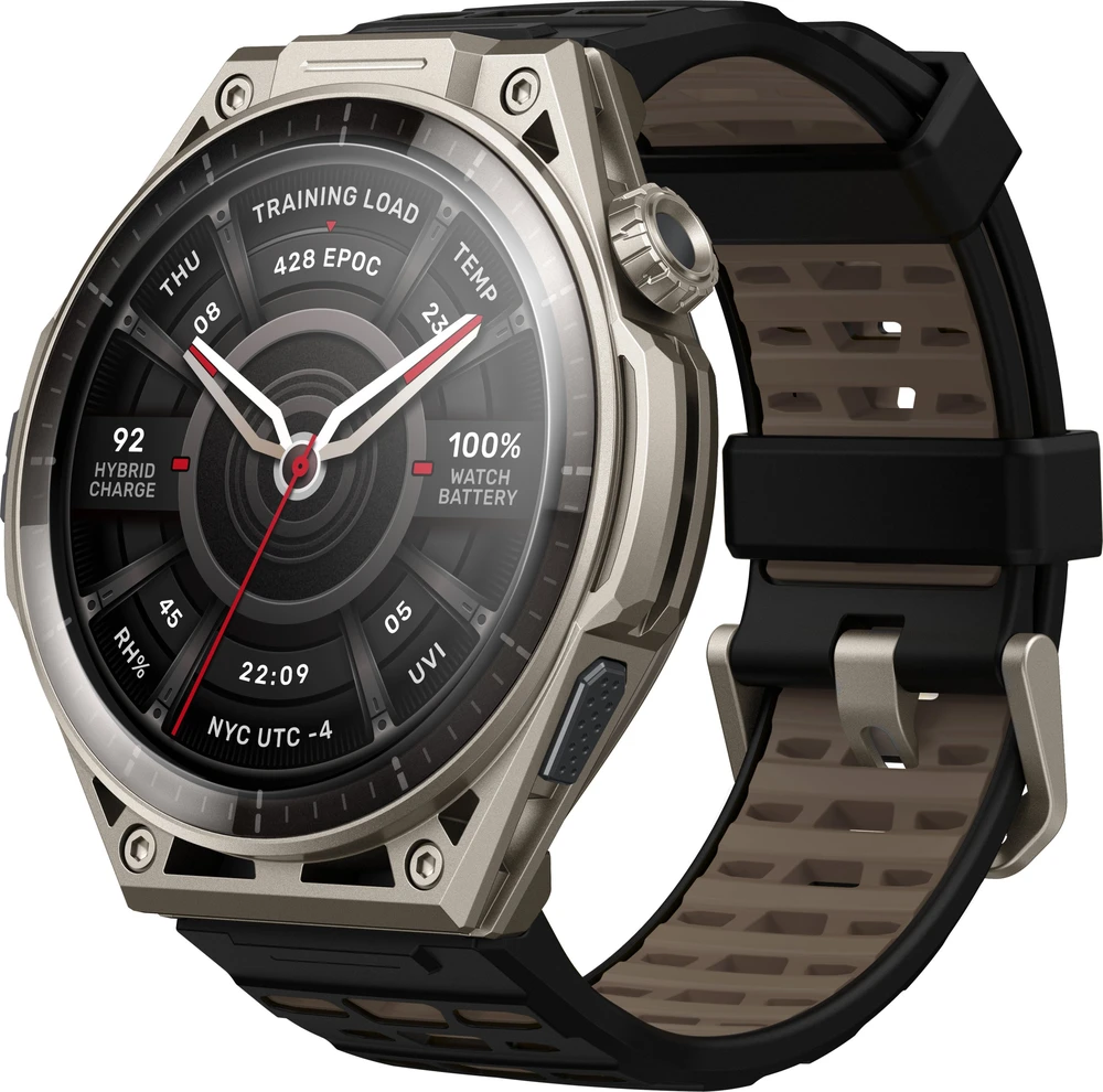 Išmanusis laikrodis Amazfit Balance Ultra 3.81 cm (1.5'') AMOLED 51 mm Digital 480 x 480 pikselių Jutiklinis ekranas Titanium Wi-Fi GPS (satellite) (W2553GL2N)