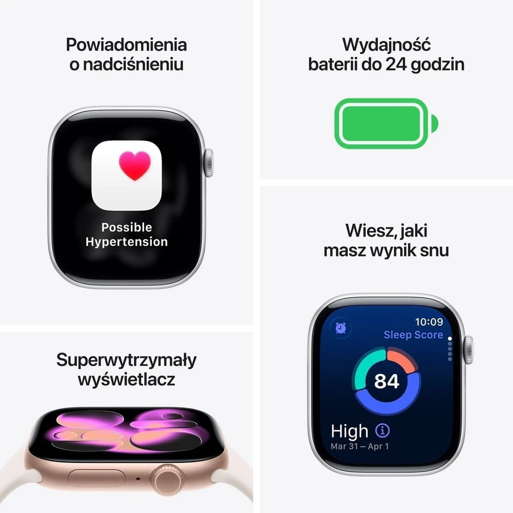 Išmanusis laikrodis Apple Watch S11 Titan Schiefer Cellular 42mm (Sportinis dirželis juodas) S/M