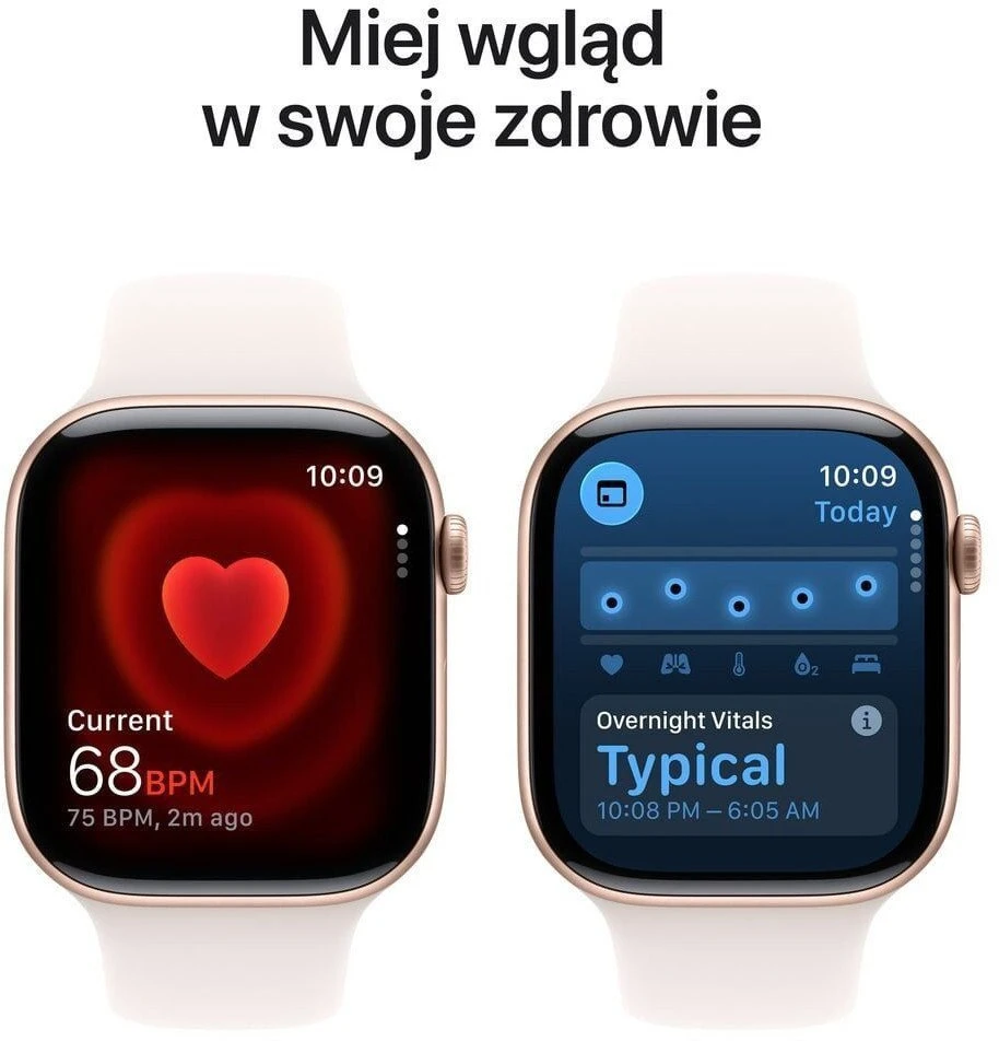 Išmanusis laikrodis Apple Watch 11 GPS + Cellular 46mm Rose Gold Alu Sport Band M/L Rožinė (MFCJ4ZR/A)