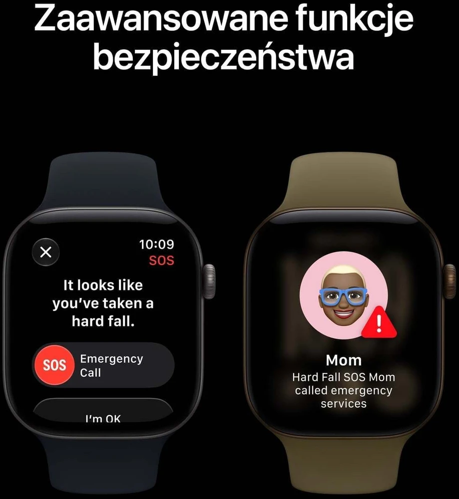 Išmanusis laikrodis Apple Watch 12 GPS 46mm Dark Bronze Alu Sport Band M/L Oliwkowy (MJEU4MP/A)