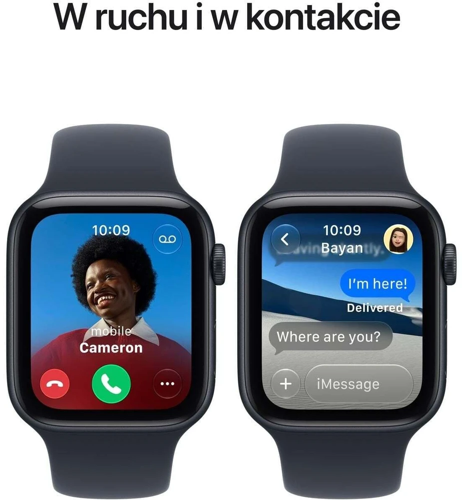 Išmanusis laikrodis Apple Watch SE 3 GPS 44mm Midnight Alu Sport M/L Granatowy (MJL94MP/A)