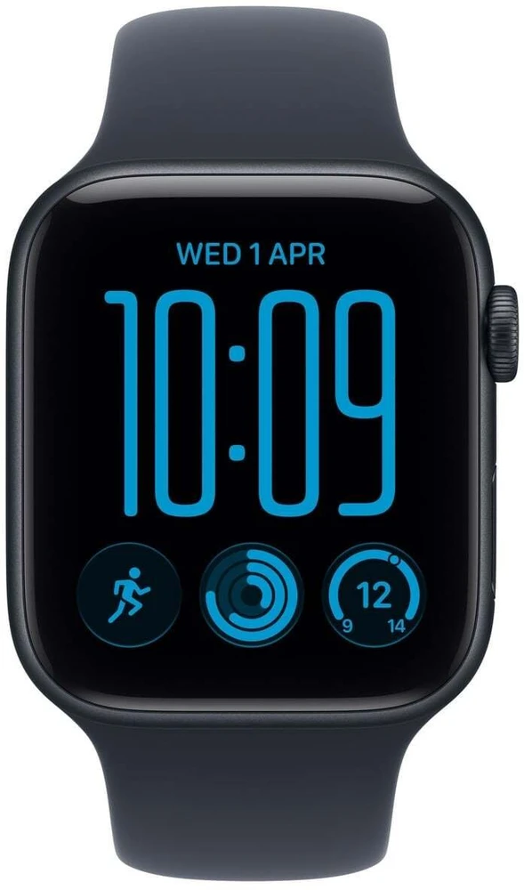 Išmanusis laikrodis Apple Watch SE 3 GPS + Cellular 44mm Midnight Alu Sport S/M Granatowy (MJLQ4MP/A)