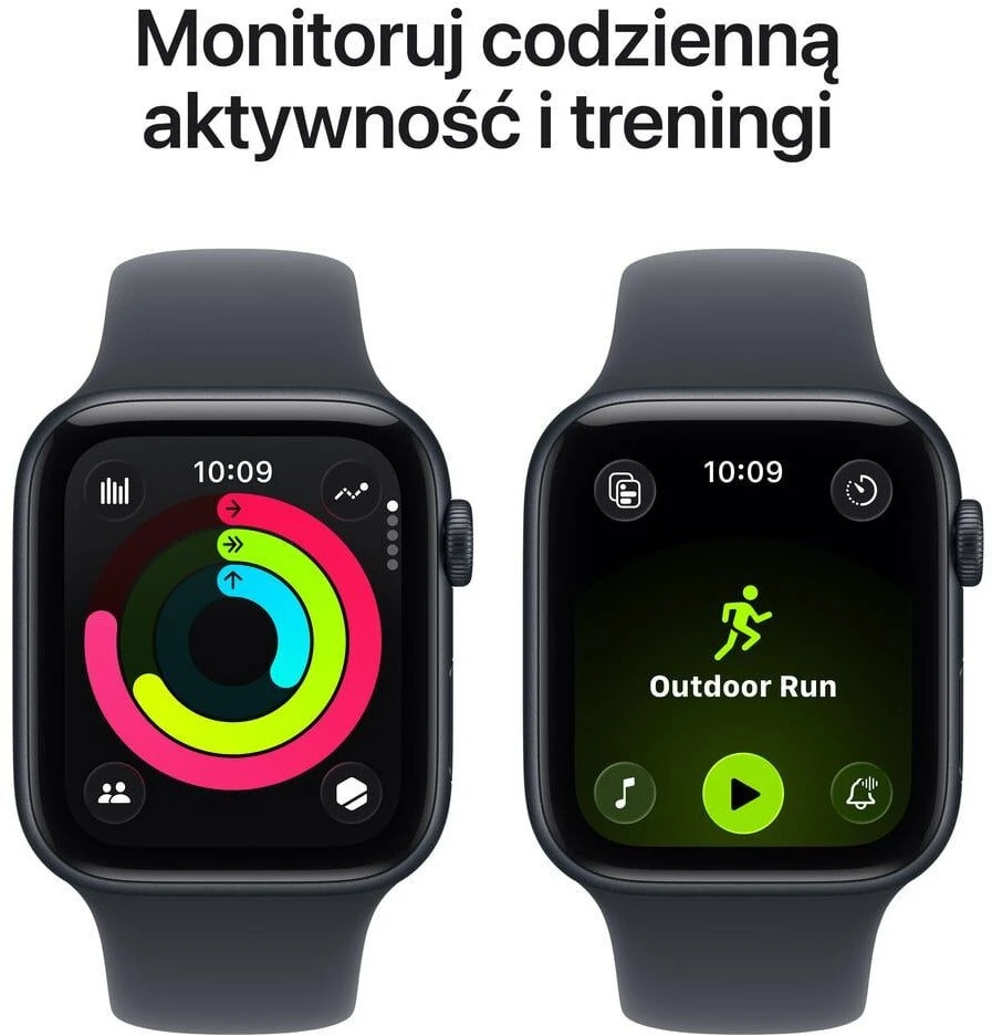 Išmanusis laikrodis Apple Watch SE 3 GPS + Cellular 44mm Midnight Alu Sport M/L Granatowy (MEPJ4MP-A)