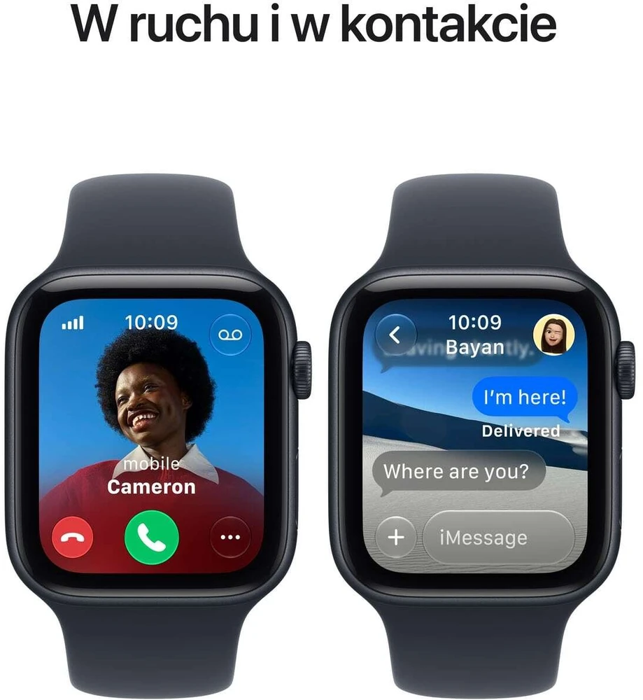 Išmanusis laikrodis Apple Watch SE 3 GPS + Cellular 44mm Starlight Alu Sport S/M Smėlio spalvos (MJLL4MP/A)