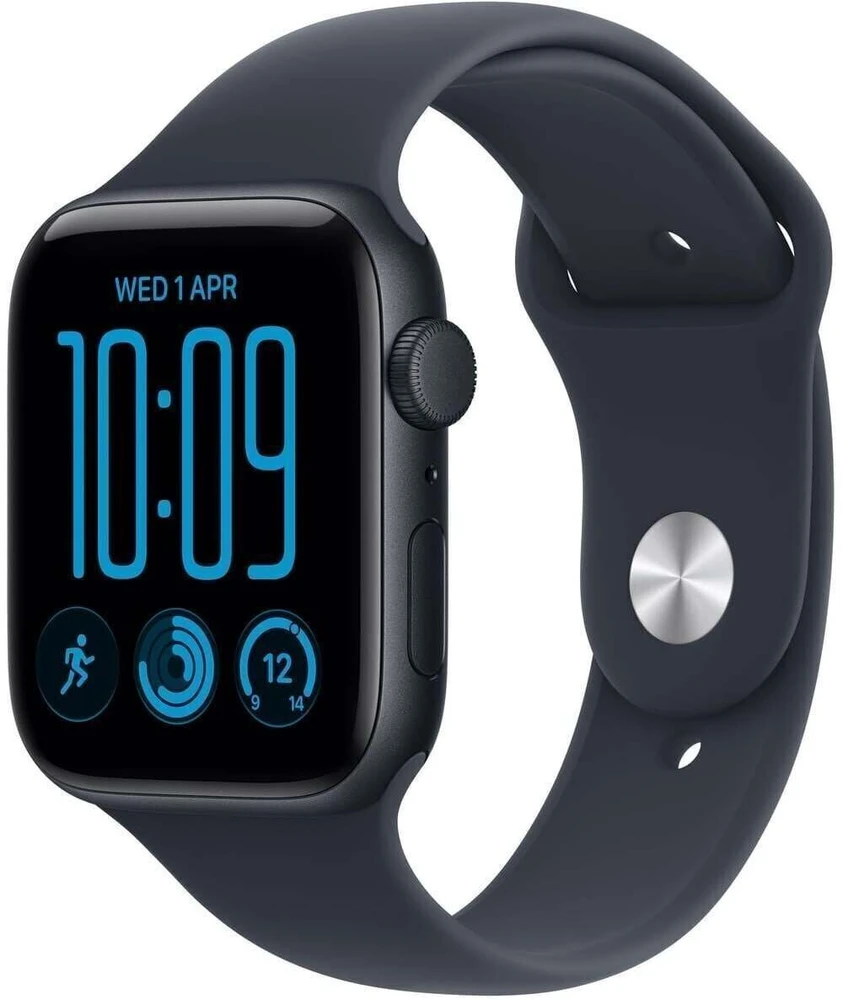 Išmanusis laikrodis Apple Watch SE 3 GPS + Cellular 44mm Midnight Alu Sport M/L Granatowy (MJLT4MP/A)