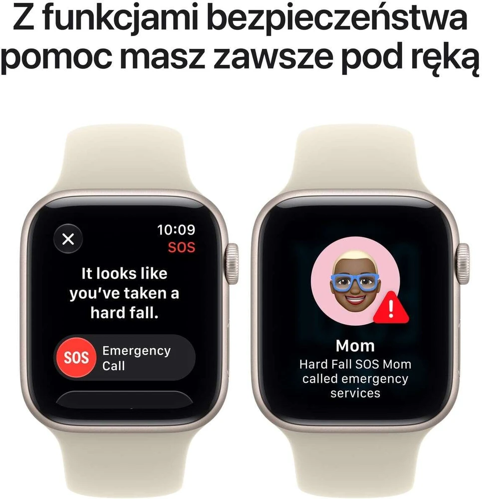 Išmanusis laikrodis Apple Watch SE 3 GPS + Cellular 44mm Midnight Alu Sport S/M Granatowy (MJLQ4MP/A)